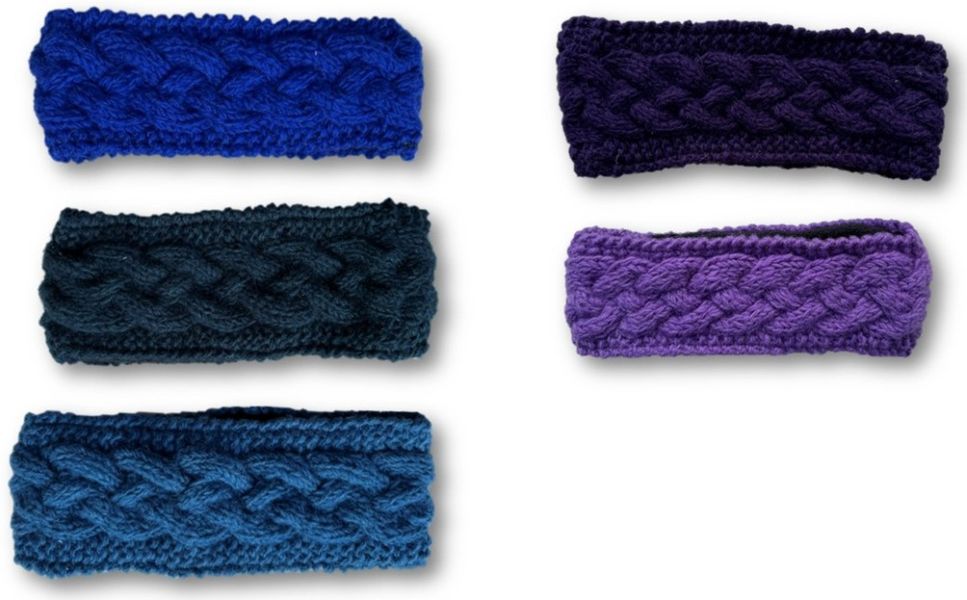 Panneb&aring;nd i flettestrikk