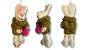 Hovedbilde Hare med strikket genser